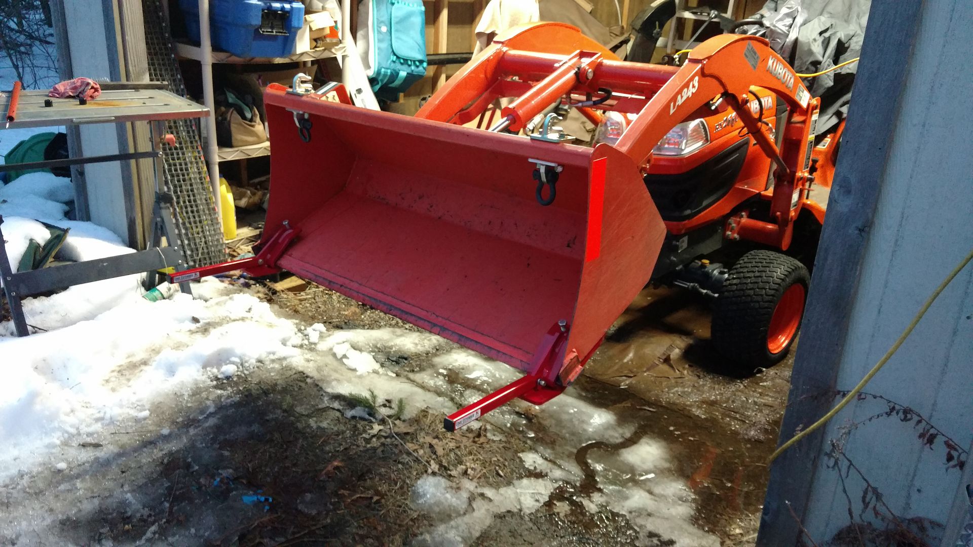 Edge Tamer bucket attachment OrangeTractorTalks Everything Kubota
